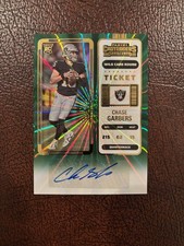 2022 Panini Contenders - Rookie Ticket Chase Garbers #291 Wild Card Round Auto. rookie card picture