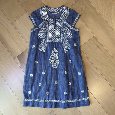 Roberta Roller Rabbit Faith Dress Embroidered Women's Medium