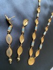 Rare, fine traditional 22k gold necklace and earring set  — photo 2