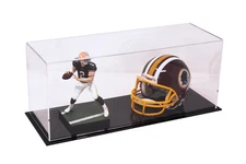 Clear Acrylic Display Case with UV Protection Large Box 17" x 6" x 7" (A019-CDS)