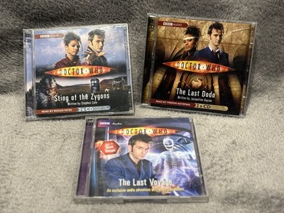 DR WHO AUDIO CD'S X3 - STACHEL DER ZYGONEN - DER LETZTE DODO - DIE LETZTE REISE -