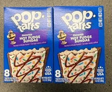 Pop-Tarts Frosted Hot Fudge Sundae Toaster Pastries 2-Pack (8ct Each) NEW