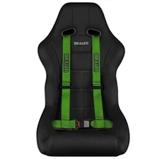 Braum - Green 4 Point 2 Inch Strap Racing Harness BRH-GNP4 - Single