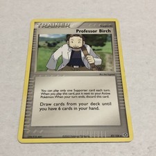Professor Birch 82/106 EX Emerald   on eBay