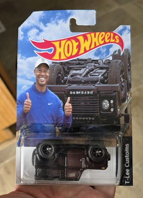 #ad Hotwheels CUSTOM Tiger Woods Land Rover REAL RIDERS $50.00