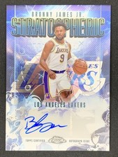 Bronny James Jr. 2025-26 Topps Chrome Stratospheric Auto #SM-BJJ