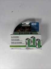 Fujifilm 400 Speed 35mm Color Film 36 Exposures 3 Pack NEW IN BOX