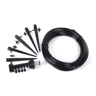 Siro Micro-Drip Bewässerung-Set 10m 5 Tropfer 1 Verteiler m. Kupplungsanschluss 