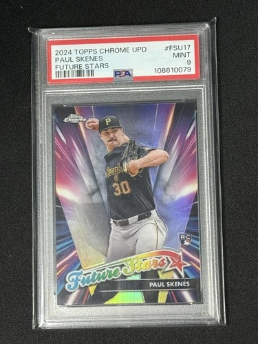 65 Paul Skenes 2024 Topps Chrome Update Future Stars PSA 9 Pittsburgh Pirates