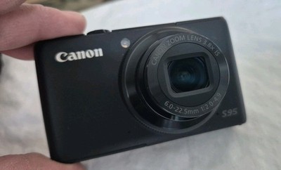 Canon PowerShot S95 10.0MP Digital Camera - Black for sale online