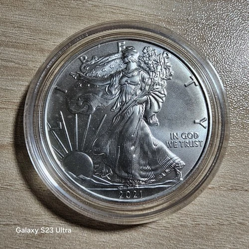 2021 Type 1 American Silver Eagle Uncirculated Bullion $1 Coin