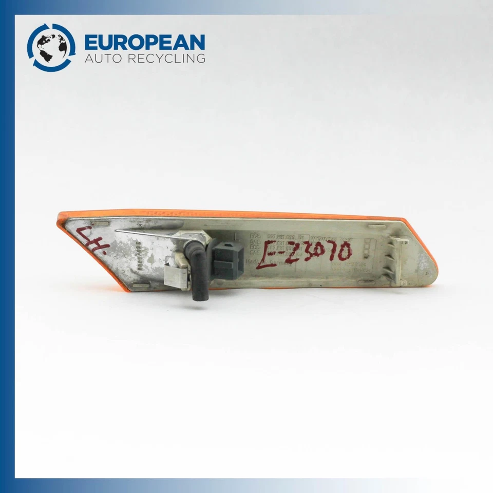 2006-2008 PORSCHE CAYMAN Left Drivers Side Side Marker (bumper mounted) OEM - Image 3 of 4