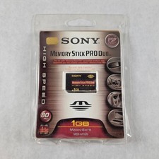 Sony MSX-M1GN Memory Stick Pro Duo 1GB Magicgate For PSP or Camera Sealed New