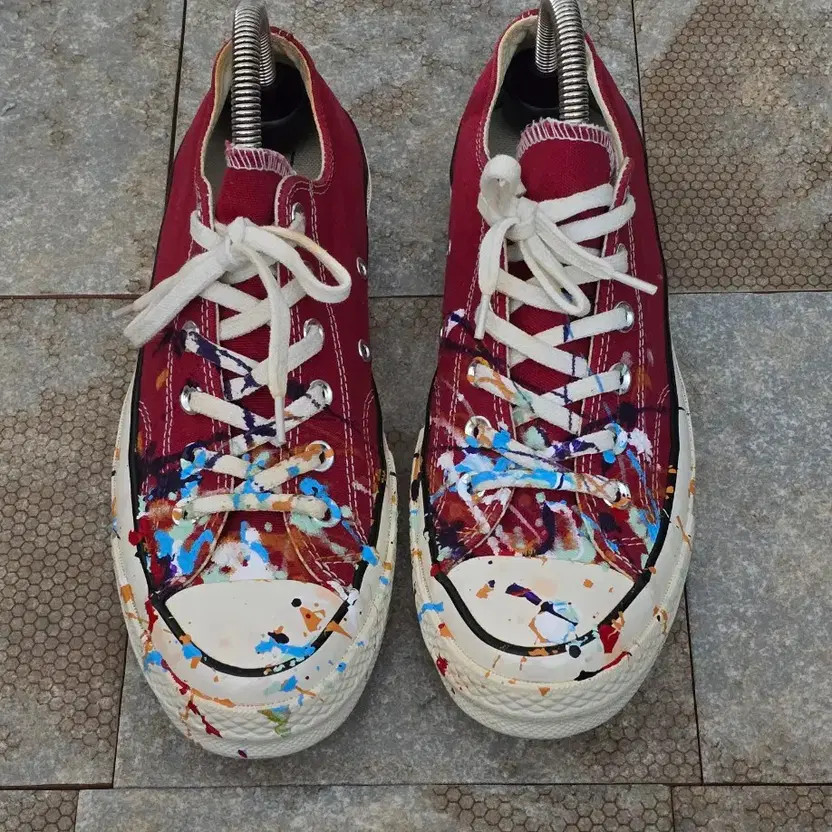 Converse Chuck Taylor All Star 70 Crimson Custom Sneakers 260 thumbnail 5