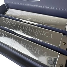 SUZUKI SU-21SP 21Hole Keys of C,C ,Am Tremolo Harmonica Used 3 set From Japan