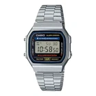 Casio Vintage Digital Stainless Steel Bracelet Watch Silver - A-168WA-1Q