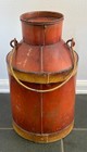 Antique  Tin-Ware Milk Tank/Can with a Lithographic print — photo 3