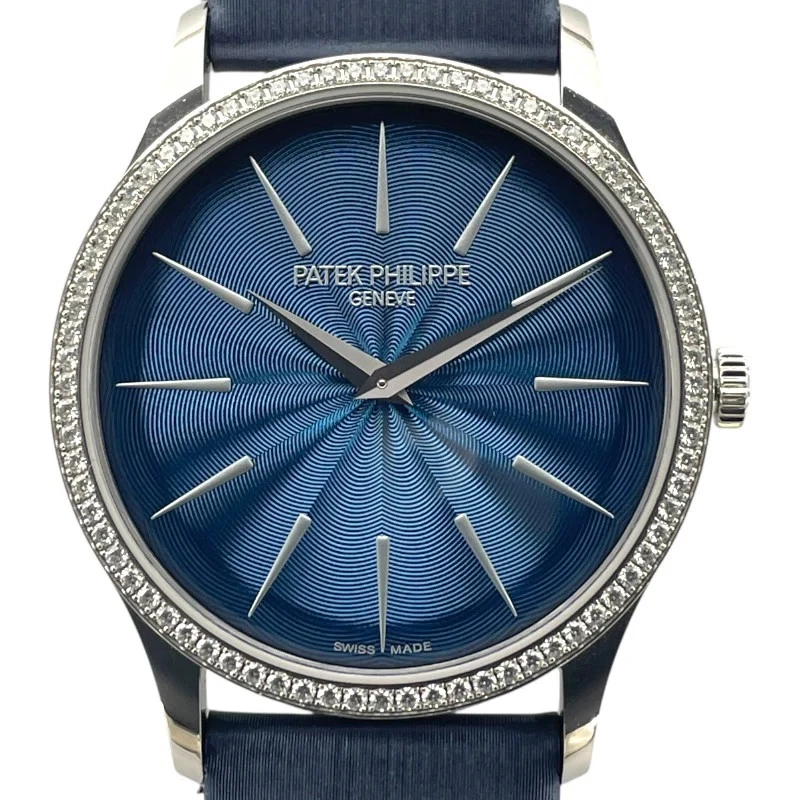 Patek Philippe — PATEK PHILIPPE Calatrava 4997/200G-001 35mm Blue Dial Automatic 2022 #OKW1067