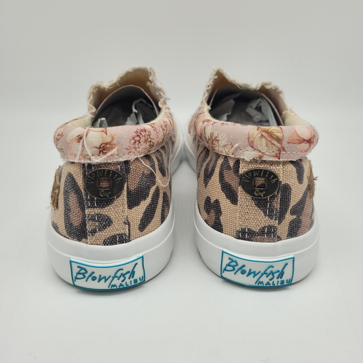 Blowfish Maddox Tropic Sunset Jumbo Kitty Gold Tiger Print Women's Shoes