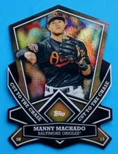 MANNY MACHADO 2013 Topps Cut to the Chase Die-Cut Refractor RC #CTC-44 ORIOLES🔥