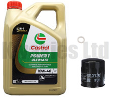 Castrol Power 1 Ultimate and Hi-Flo Oil Filter for Yamaha YZF-R1 4XV 1998-1999