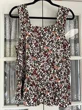 Ann Taylor Loft Women Sleeveless Blouse Tank Top Shirt Size M