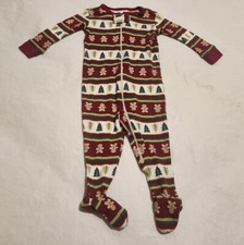 NWT Gymboree Christmas Footed Pajamas PJs 1PC 3-6 Months Baby Boy Girl Unisex