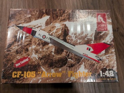 1/48 Hobbycraft CF-105 Avro Arrow Rare OOP, New Tool! Sealed Mint USA Seller!