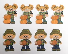 Scarecrow Kids   Cardstock  Pre colored images Scrapbooking / Card Making