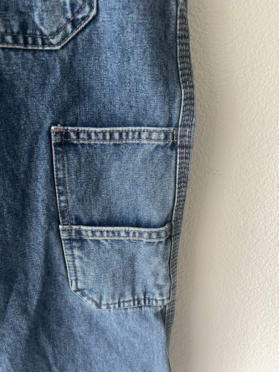Vintage Wrangler Black Rivet Carpenter Jeans 34 X 30 Pre