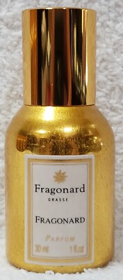 Fragonard Paris FRAGONARD Parfum Parfumeur Gold Metal Splash 1 oz/30mL New RARE