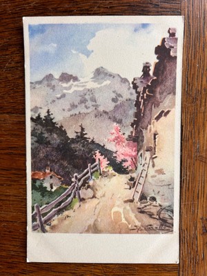 Paar italienische Kunstkarten 30er Jahre Vintage Postkarten