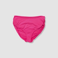 Anne Cole Women's Pink Convertible High-Waist Bikini-Bottom Swimwear Size XL