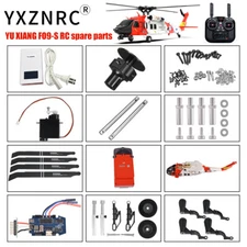 YXZNRC F09-S Helicopter Parts Battery Main Shaft Propeller Rotor Clip ESC Servo