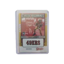 2021 Panini Classics Classic Beginnings Gold #TL Trey Lance RC /75