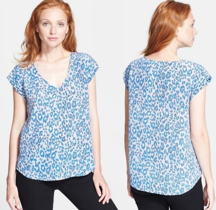 Blusa de leopardo Joie Lynny