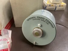 GENERAL RADIO COMPANY 976-L 2KΩ POTENTIOMETER W/ MANUAL AND ACCESSORIES