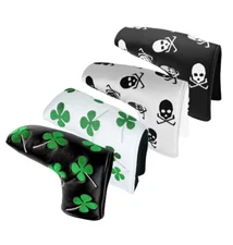 Golf Blade Putter Cover PU Leather Cat Paw Golf Headcover Magnetic Closure