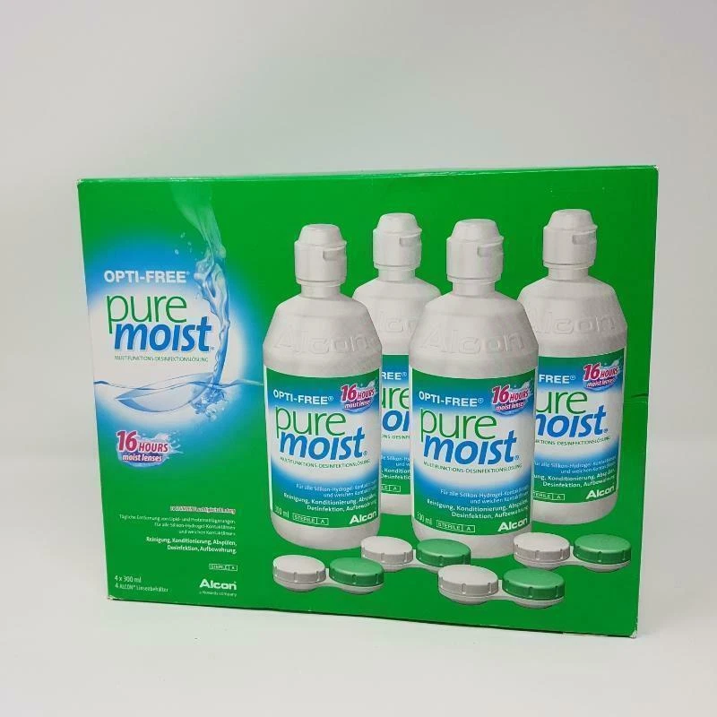 Alcon OPTI-FREE PureMoist Kontaktlinsen Desinfektionslösung - 4 x 300ml