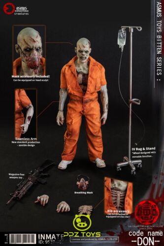1/6 Asmus Toys Prisoner Zombie The Bitten Series Don Collectible Figure BIT003A - 第 1/7 張圖片