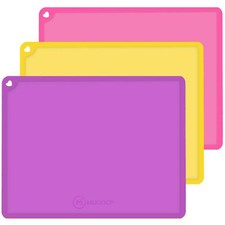 Silicone Placemats for Kids Baby Toddler Non-Slip Portable Placemats for Dini...