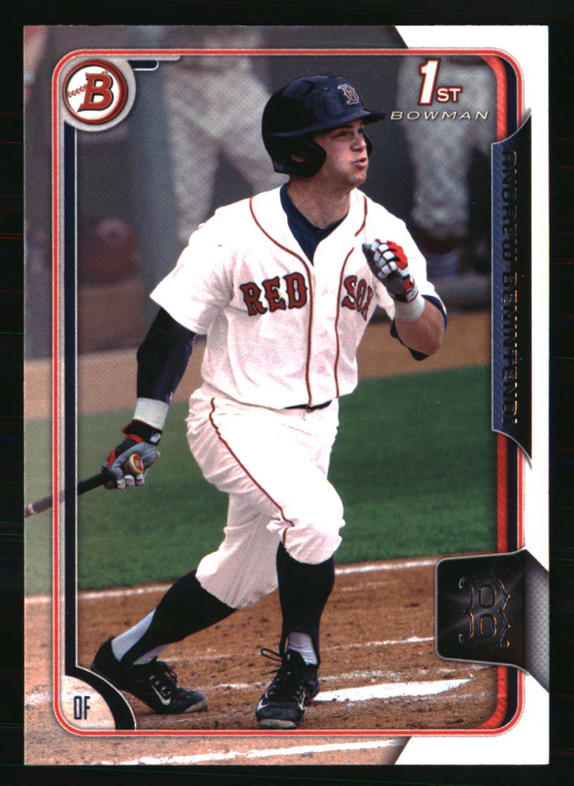 Andrew Benintendi 2015 Bowman Draft #182 BASEBALL Card