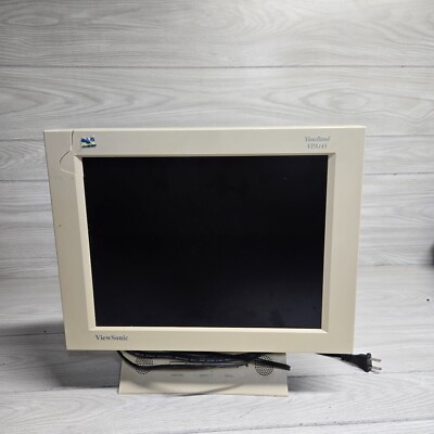Vintage 1997 ViewSonic VPA145 VLCDS21388 Monitor LCD VGA