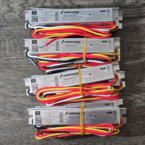 Lot (8) Fulham Workforce Model WH1-120-L Solid State Electronic Ballast