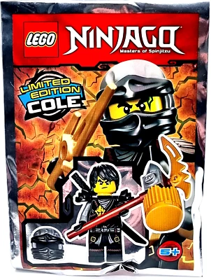 LEGO Ninjago Figur 891722 Limited Edition / Cole mit Mega-Hammer / Polybag