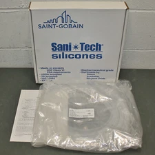 Sani-Tech Ultra Platinum Cured Silicone Tubing, 1/2" x 9/16" x 25ft, Bulk Hose