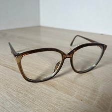 Vintage Christian Dior 2546 80 Eyeglasses 80's Frames Oversized Brown 54-13