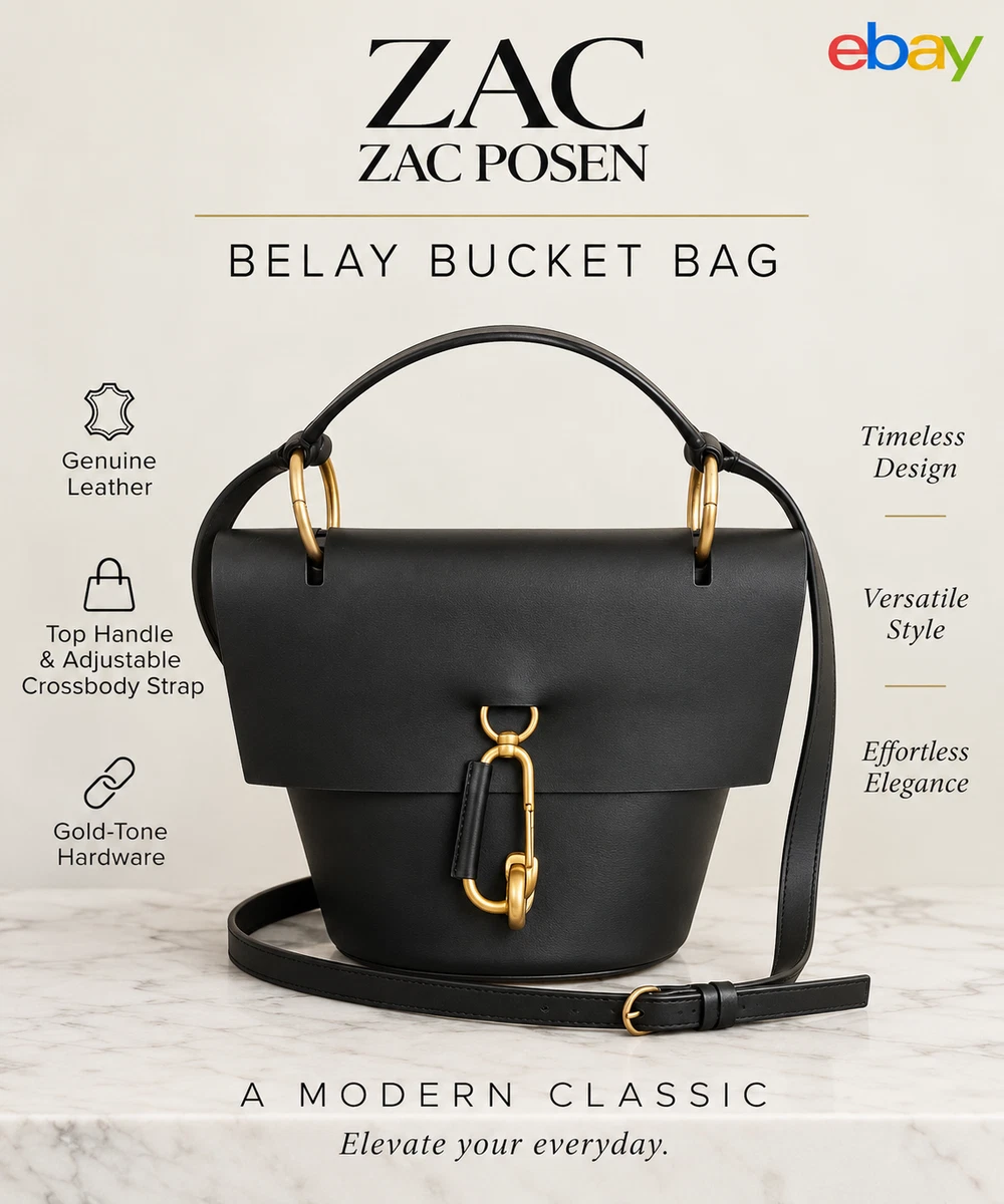 Zac Posen Black Leather Exterior Bags & Handbags for Women  display picture 2