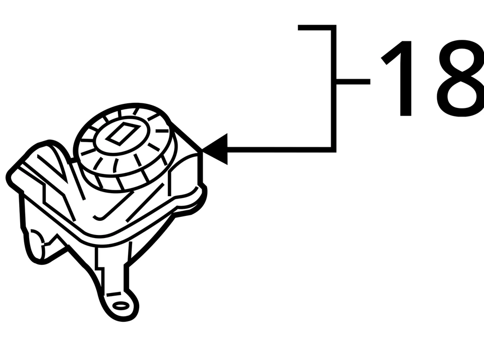 Tanque de expansión de refrigerante Mercedes-Benz C63 AMG W205 1772000285 2015 - 2021 OEM Foto 4 de 4