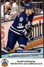 Drake Berehowsky Rookie 1992-93 Ultra #417 Toronto Maple Leafs